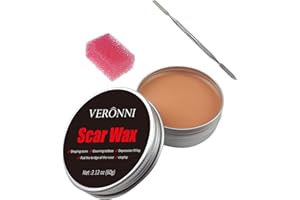 JAWSEU Maquillaje de Halloween Cera Wound Cicatrices de maquillaje, Efectos especiales Maquillaje de escena Cicatrices de heridas Cera, Pintura Corporal