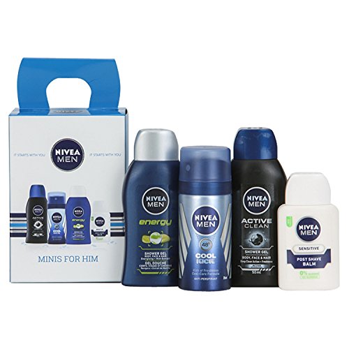 Nivea Men Mini Treats For Him Gift Set - 4-Piece