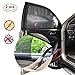 Produktbild TSH Auto Sonnenschutz,Blöcke UV-Strahlen Abdeckungen Vorderseite Windows, Schützt Baby Kinder und Haustiere, Premium Qualität Auto Sun Shades,Blockt Mehr als 97% der Schädlichen UV Strahlung-Universal(2 Stück)
