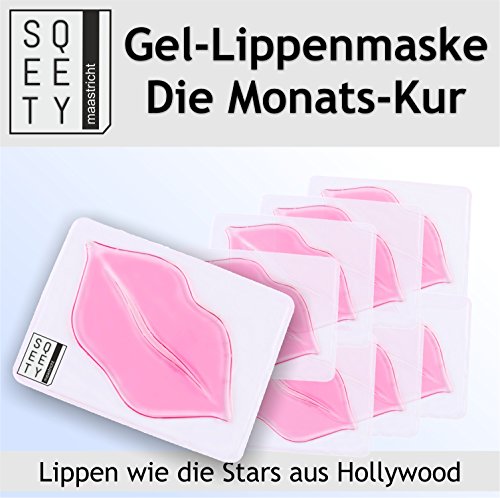 Original Collagen Lippenmaske / Pflege Deine Lippen wie die Stars - Der Hype aus den USA! Das Monats Set / 8 Stück