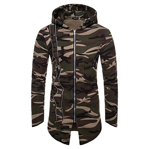 Sannysis Sudaderas Hombre con Capucha Ropa Hombre Blusa Superior OtoñO Invierno Deportes Cardigan De AlgodóN Hombre Chaquetas Y Abrigos