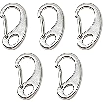 SyiXute 6 Moschettoni In Acciaio Inox 304, 50 Mm - Ganci A Scatto Per Escursionismo E Outdoor - Foto 11