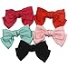 5 Pcs 8" Large Big Huge Oversize Soft Silky Hair Bows Clip Lolita Party Girl Women French Barrette Hair Clips