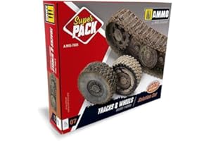 AMMO BY MIG JIMENEZ Ammo Mig: 7808 SP07 Tracks & Wheels Solution Set
