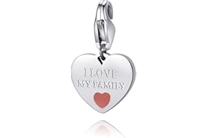 S’AGAPÕ S'Agapõ Charm Donna In Acciaio Con Simbolo Cuore | Collezione Happy - SHA344