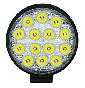 Gadget Deals 14 LED Round Light Bar 42W Fog Light For Bike, Car, Truck, Jeep