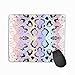 Produktbild Mouse Pad Snake Skin Texture Colored Rhombus Geometric Black Purple Blue pink Colorful Psych Colorful Rectangle Rubber Mousepad 11.81 X 9.84 Inch