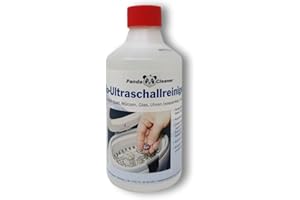 Pandacleaner Ultrasonic Cleaner concentrato per occhiali, gioielli, prodotti dentali, oro, monete, vetro 500ml