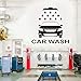 Price comparison product image Car Wash Service Wall Sticker Car Workshop Logo Auto Service Vinyl Decal Home Interior Decoration Waterproof High Quality 59X57cm