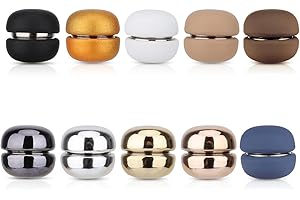 PANDIUI23 10 Pines Magnéticos para Hijab, imán hijab, Alfileres Magnéticos Fuertes para Hijab, Alfileres magnéticos, Botones Magneticos,Broches de Iman sin Enganches para Mujeres (10)