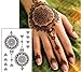 BLACK TATTOO Temporary Tattoo Jewelry Tattoo STICKER black88 for Hand Arm Body Back Leg