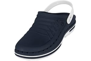 WOCK Clog con Cinturino e Steri-Tech Soletta, Zoccoli Lavoro Sanitario Donna e Uomo - Sterilizzabile, Antistatico, Traspirante e Antiscivolo