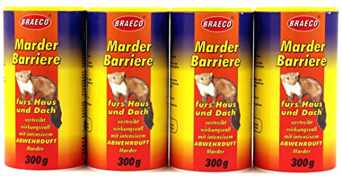 Marder Barriere 600g (2 Dosen) Marderabwehr Marderschreck Marderfalle Marderstop (523)