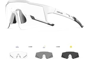 KAPVOE Lunettes pour Enfants - Photochromatiques & Polarisées Lunettes de Cyclisme Protection UV400 Frame TR90 K9028