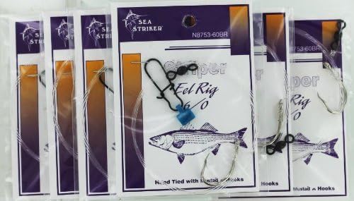 Sea Striker N8753-60BR Striper Eel Fishing Rig by Big Rock Sports