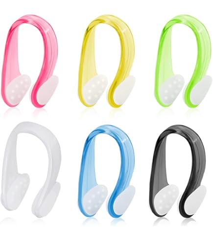ZFRITP Nasenklammern Set - 3 Farben Silikon Nasenstöpsel Für Schwimmen Erwachsene & Kinder