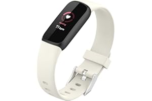 FunBand Correa para Fitbit Luxe, Reemplazo de Correa de Pulsera de Silicona Bandas Correa Repuesto Deportiva Pulsera Compatible con Fitbit Luxe Smartwatch