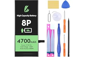 LL TRADER Akku für iPhone 8 Plus, Lithium-Ionen-Akku, hohe Kapazität, 4700 mAh, mit allen Reparaturwerkzeugen