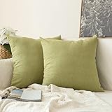 2er Pack Kissenhülle ca. 50 x 50 cm (Leinen Optik)