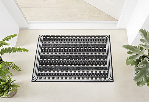 PUR|GridClean Design Fussmatte für Innen und Aussen in anthrazit metallic ca. 59 x 39 cm - 7