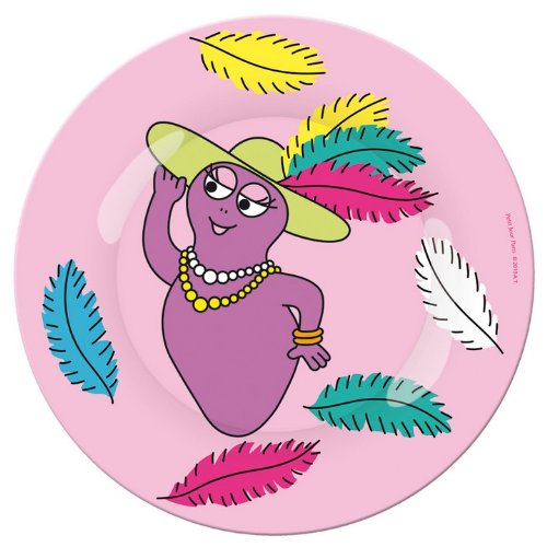Preisvergleich Produktbild Barbapapa BA940C Kleiner Barbabelle Teller rosa