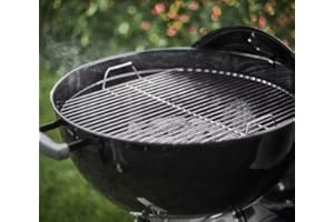 DWD 44.5cm Diameter Premium 304 Grade Stainless Steel Round BBQ Grill Rack Cooking Grate Charcoal Kettle Grills suits Weber, Char-Broil, Large Green Egg,Kamado Joe Classic,Pit Boss,Louisiana Grills