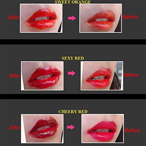 VWH 1pcs Tätowierung Magisch Farbe Abziehen Maske Tönung Lang Anhaltend Matt Wasserfest Lip Gloss lippenglanz -Lippenstift - 2