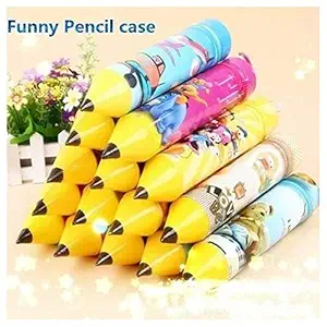 SillyMe Pencil Shaped Stationery Case Pouch for Kids | Birthday Return Gift (for Boys - 10 pc)