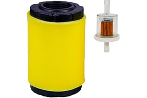ZLKSKER 796031 Air Cleaner w/Fuel Filter, Replace for B&S 591334 594201 797704 31A507 31A607, Lawn Mower Air Filter