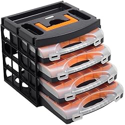 Boîte d'assortiment de coffrets de rangement avec 4 compartiments - 56100
