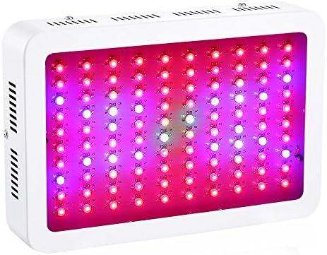 AOKARLIA Plant Led Growing Lights Dual Chip Fill Light Illumination Warm Shed Potted Plants Vegetables 800W / 1000W (White) , B