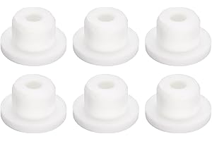 QUARKZMAN 6 tapones de goma blancos, tapones de silicona para orificio de 14 mm