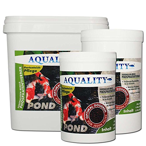 AQUALITY Fadenalgen-MINUS Phosphatentferner 500 g (Hochleistungs- Phosphatbinder für den Gartenteich. Es entzieht dem Teichwasser überschüssige Nährstoffe, die für einen Algenwuchs verantwortlich sind) - 4