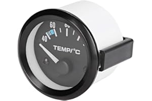 Wassertemperaturanzeige, Jauge de Température de Voiture Wasser-Temperaturanzeige Auto-Instrument LED Digitale Wassertemperaturmesser 2 Zoll 52mm Universal Auto LKW