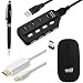 EEEKit 4in1 Kit for Microsoft Surface 3/Pro 4/3/2, 4 Port USB 3.0 Individual On/Off Switch Hub,Mini DisplayPort DP To HDMI Cable, 2.4G Wireless Mouse,Stylus RS.4246.00