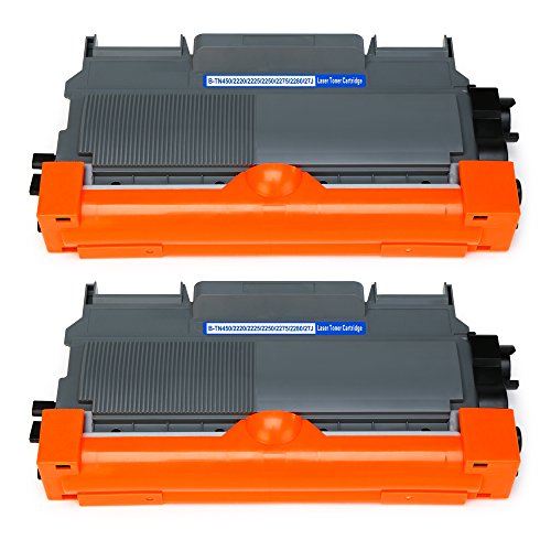 Mipelo TN-2220 TN2220 Cartuchos de tóner, 2 Negro Reemplazo Compatible para Brother HL-2130 FAX-2840 FAX-2845 FAX-2940 MFC-7460DN HL-2250DN DCP-7055 HL-2270DW HL-2240D HL-2240 HL-2132, 2600 Páginas