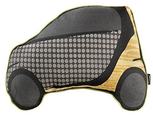 Preisvergleich Produktbild Kissen smart Piktogramm grau / gelb