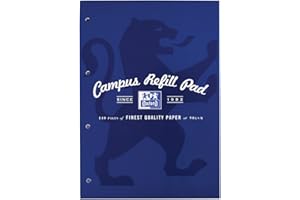 Oxford Campus, wkład w papier w linie A4, oprawiony na głowę, 140 stron, różne kolory, pojedynczy notatnik