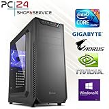 GIGABYTE Z390 AORUS Pro Mainboard Sockel 1151v2, 16GB (2x8GB) DDR4-2666MHz von G.Skill (Ripjaws-Serie mit rotem Kühler), 1000GB Seagate ST1000DM010 HDD S-ATA/600, Silverstone Strider 80+ 600W Netzteil (flüsterleise, stromsparend, 80Plus)