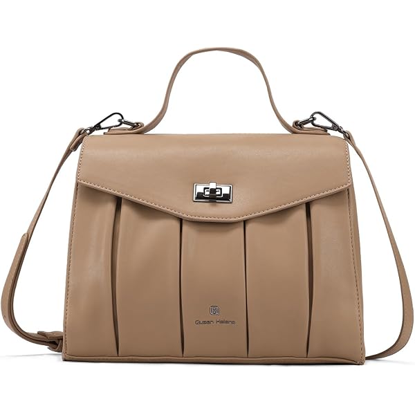 Borsa A Mano QUEEN HELENA Con Tracolla Rimovibile - Ecopelle, Design Elegante, Modello M1056