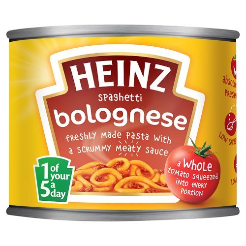 Price comparison product image Heinz Spaghetti Bolognese Pasta