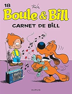 jaquette livre Boule et Bill, T18: Carnet de Bill