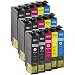 Produktbild 15x Patronen für Epson Expression Home XP-102 / XP-202 / XP-205 / XP-212 / XP-215 / XP-225 / XP-30 / XP-33 / XP-302 / XP-305 / XP-312 / XP-313 / XP-315 / XP-325 / XP-402 / XP-405 / XP-405WH / XP-412 / XP-413 / XP-415 / XP-422 / XP-425 NEU