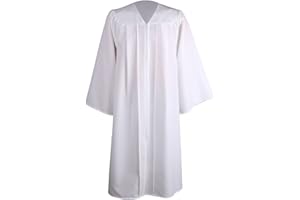 WERVOT Abschluss Talar mit Doktorhut und Quaste, Graduation Robe Uni Master Kostüm für Hochschule Bachelor Abschlussfeiern, Geschenke 2021 Absolventen Anhänger Akademische Kleid