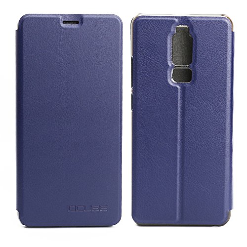 Custodia per Leagoo S8, 95street Custodia in pu Pelle, Cover con Porta Carte, Funzione Stand, Chiusura Magnetica Per Leagoo S8,Blu