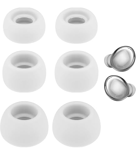 Punte Auricolari In Silicone Per Galaxy Buds Pro SM-R190 – 3 Paia (S/M/L) – Colore Nero