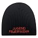 Produktbild Beanie-Mütze mit Einstickung - Jugendfeuerwehr - 55609 Schwarz