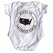 Fonfella Baby MADE IN THE UNITED STATES DESIGN Babygrow (0-3 Months SHORT SLEEVE - White)
