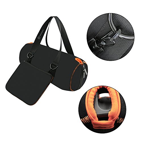 Pushingbest Multifunction Portable Bag Storage Bag Full Protection Case Cover for JBL Xtreme Bluetooth Speaker, Extra Bag Fits Plug and Cables - 5