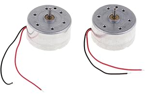 sharprepublic Argent Micro Moteur 300 CC Solaire 3v 4.5v 5v pour Les Jouets Scientifiques De Bricolage